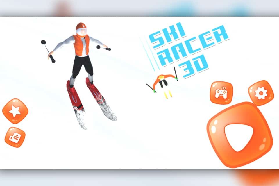 Ski Racer Unity 3D Game (Android & IOS) SellUnitySourceCode screenshot 2