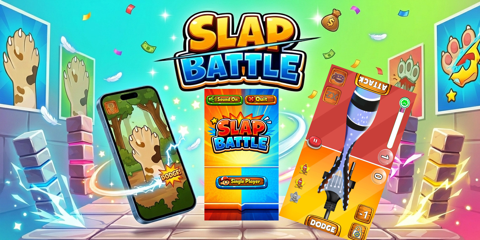 Slap Battle Casual Mobile Unity Game screenshot 7