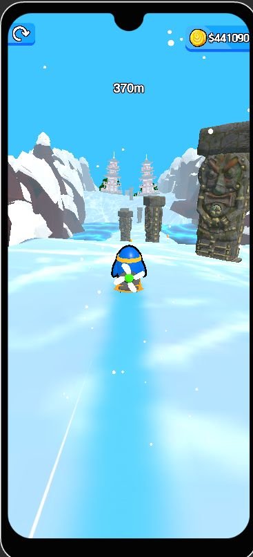 Sled Surfers Sling Game 3D Unity Game Source Code screenshot 2