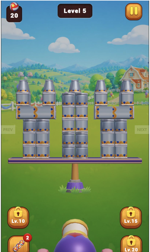 Smash Cannon Unity Project – 100 Levels &amp; Level Editor screenshot 4