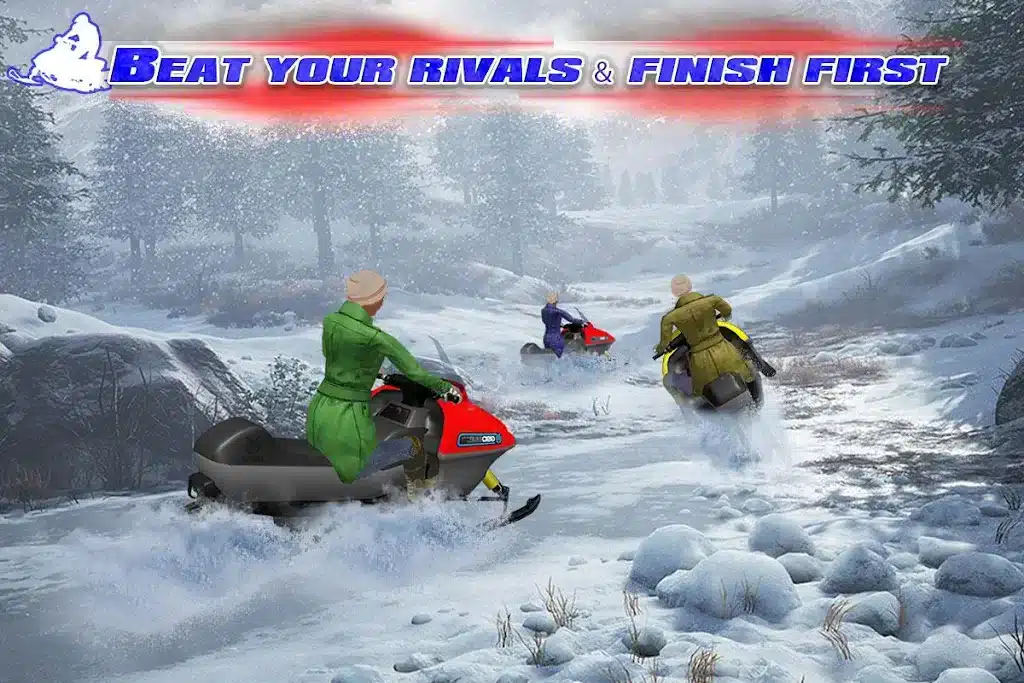 Snow Bike Uphill Driving: Snow Bike Games SellUnitySourceCode screenshot 4