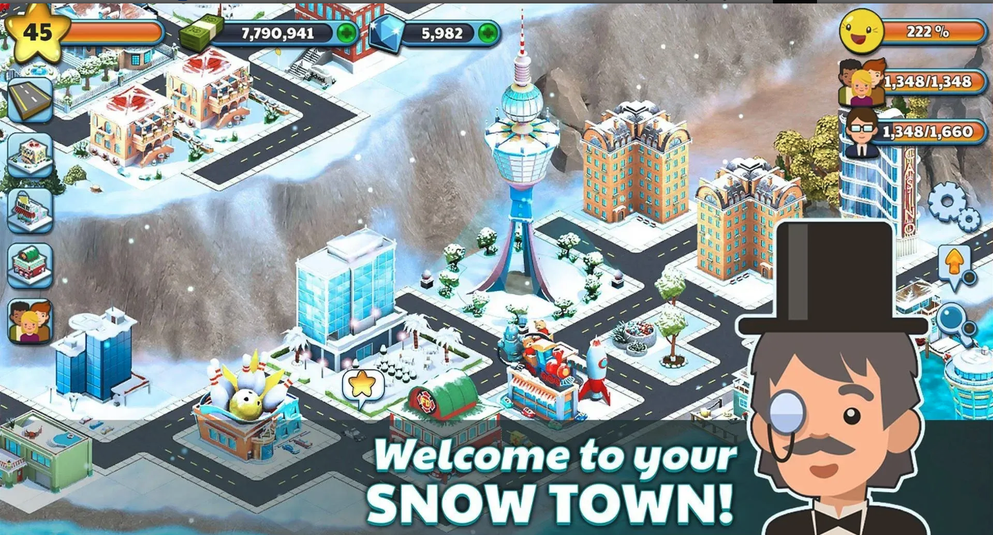 Snow Town - Ice Village City screenshot 5