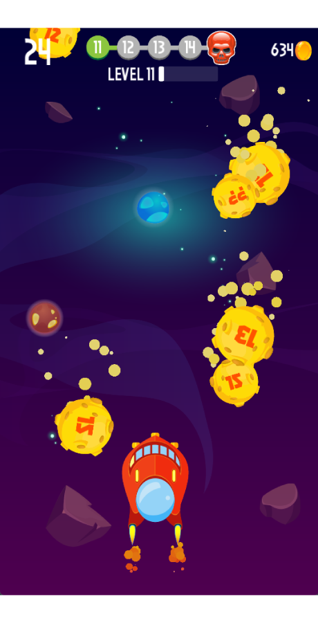 Space Asteroids Shooting Android Game screenshot 5
