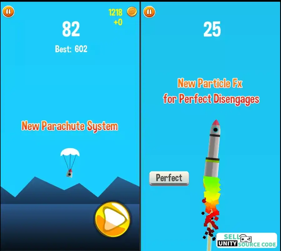 Space Frontier complete game template SellUnitySourceCode screenshot 4