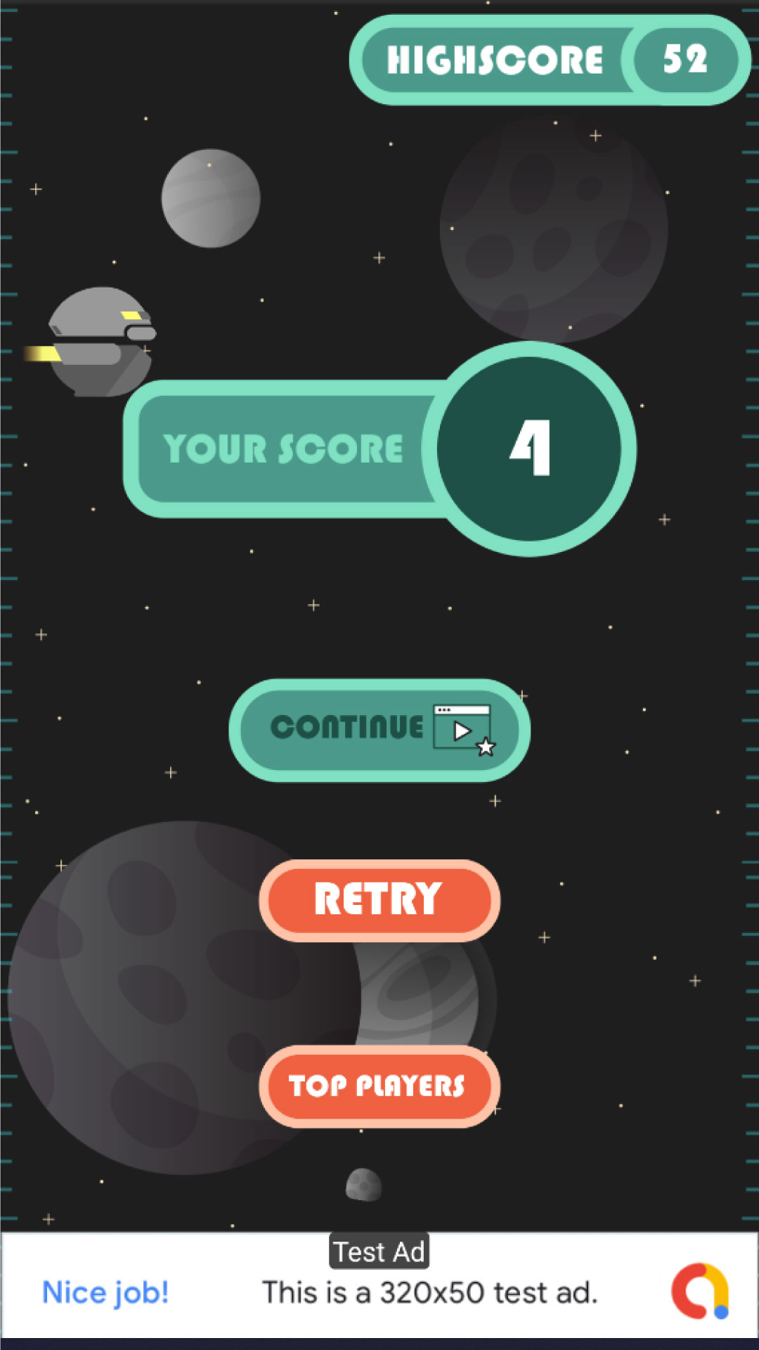 Space Rider Shooter + AdMob - Android Game screenshot 6