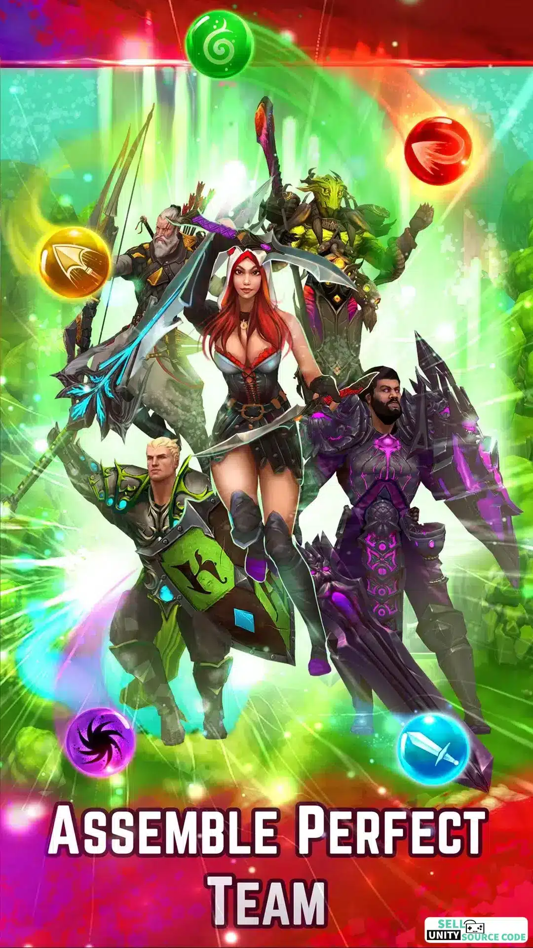 Spellblade: Match-3 Puzzle RPG – Epic Fantasy Adventure | SellUnitySourceCode screenshot 5