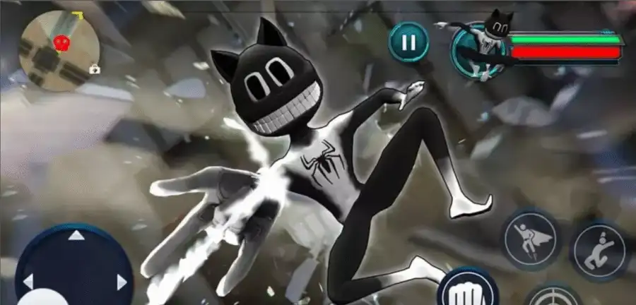 Spider Cartoon Cat SellUnitySourceCode screenshot 3