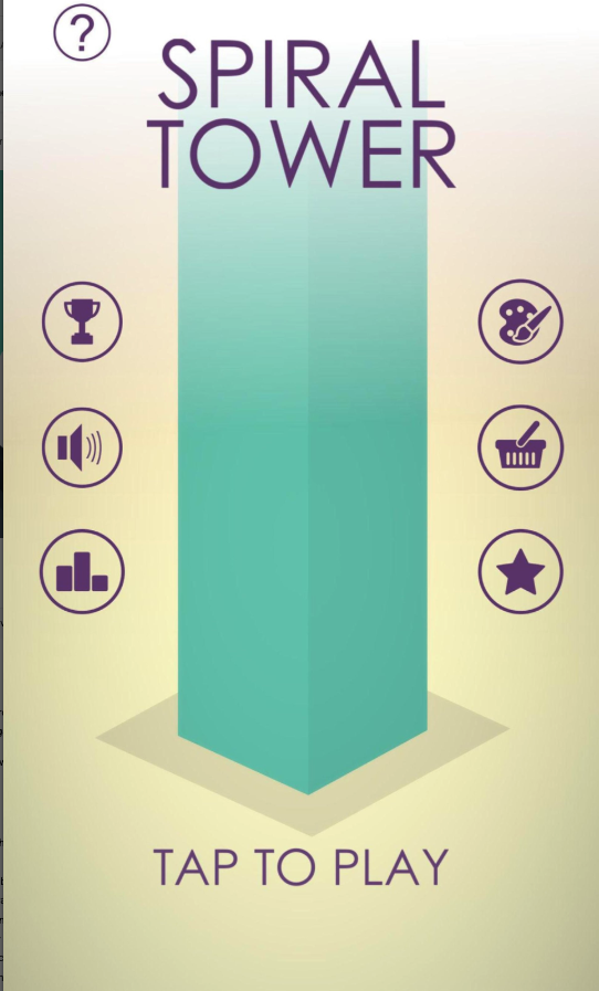 🌀 Spiral Tower - One-Touch Arcade Climber Unity Game screenshot 3