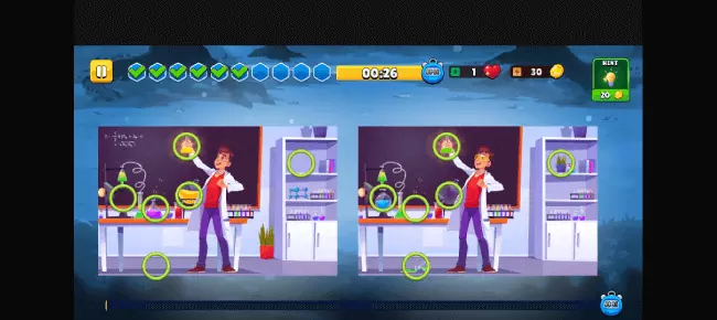 Spot the Differences Unity Game SellUnitySourceCode screenshot 2