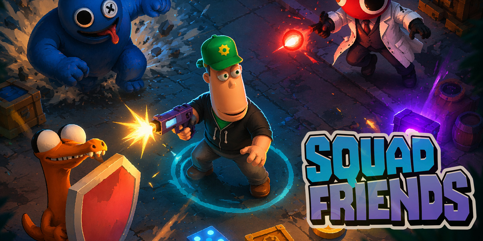Squad Friend – Top Down Shooter Unity screenshot 2