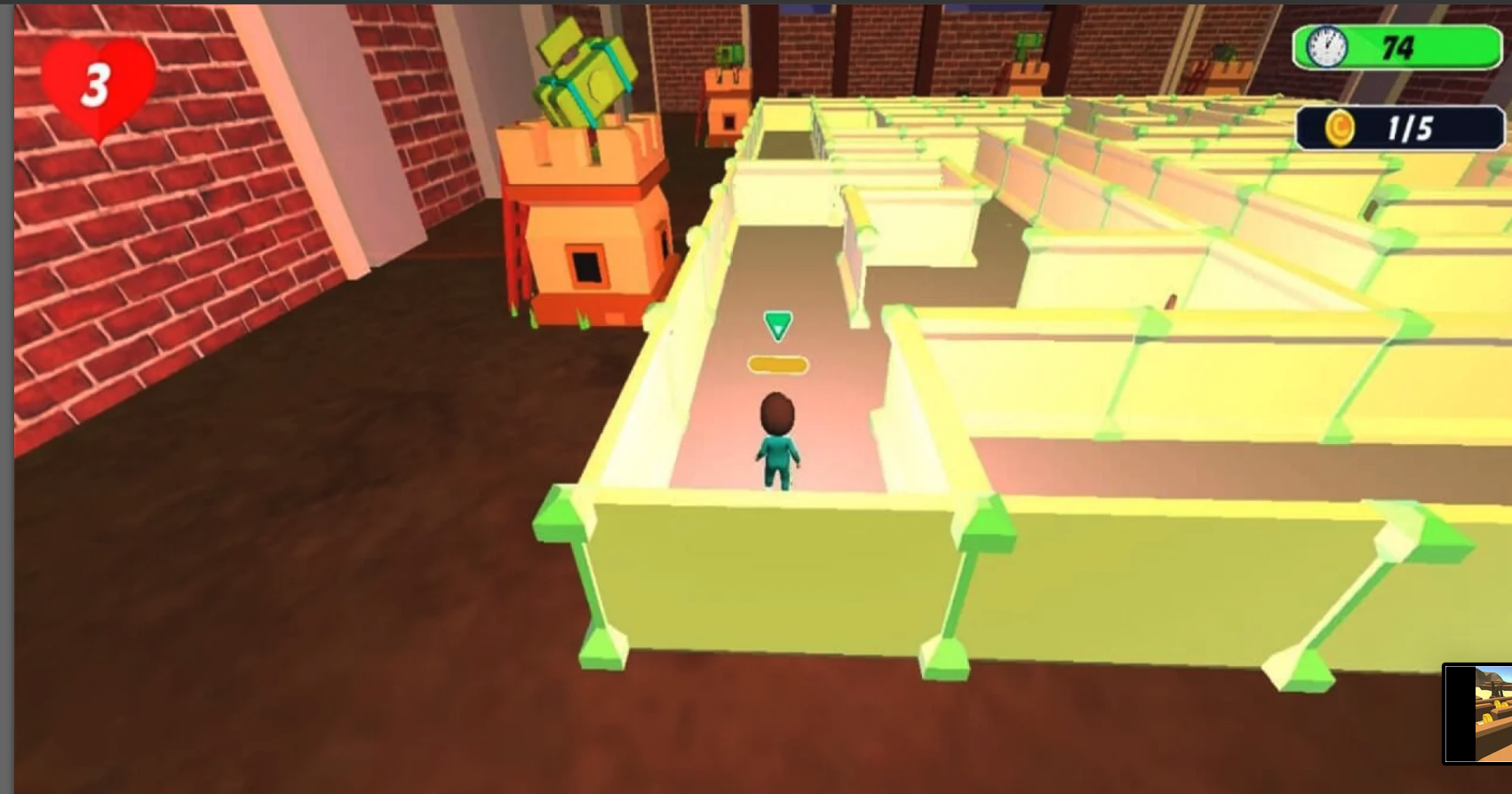 Squid Survival Maze Runner 3D screenshot 2