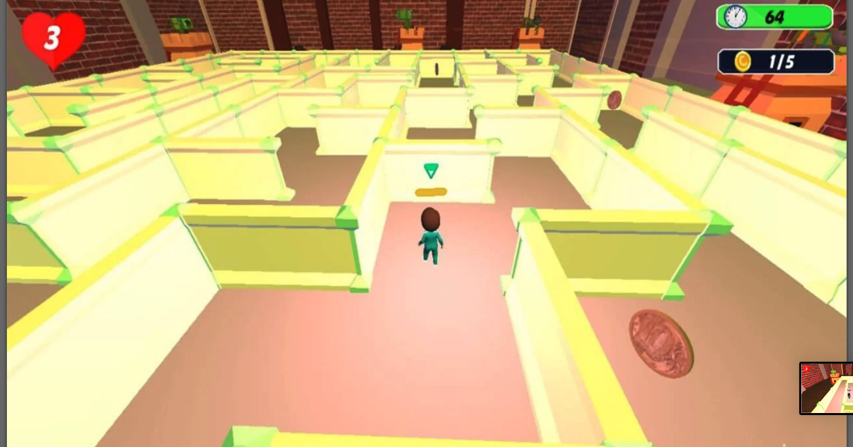 Squid Survival Maze Runner 3D screenshot 5