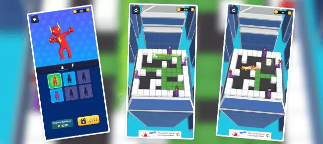 Stacky Dash Flash Hero – Hyper Casual Game SellUnitySourceCode screenshot 2