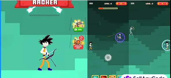 Stick Z Bow - Super Stickman Legend -SellUnitySourceCode source code