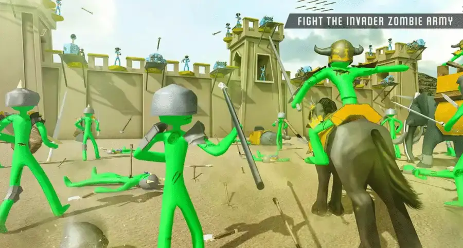 Stickman Castle Defense: Zombie Battle Simulator SellUnitySourceCode screenshot 4