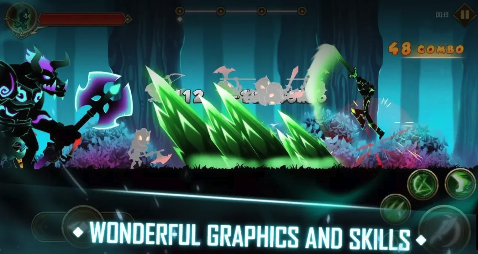 Stickman Epic Battle Shadow Warriors screenshot 4