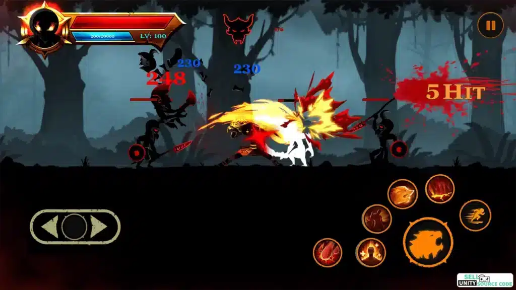 Stickman Legend: Shadow Fight SellUnitySourceCode screenshot 5