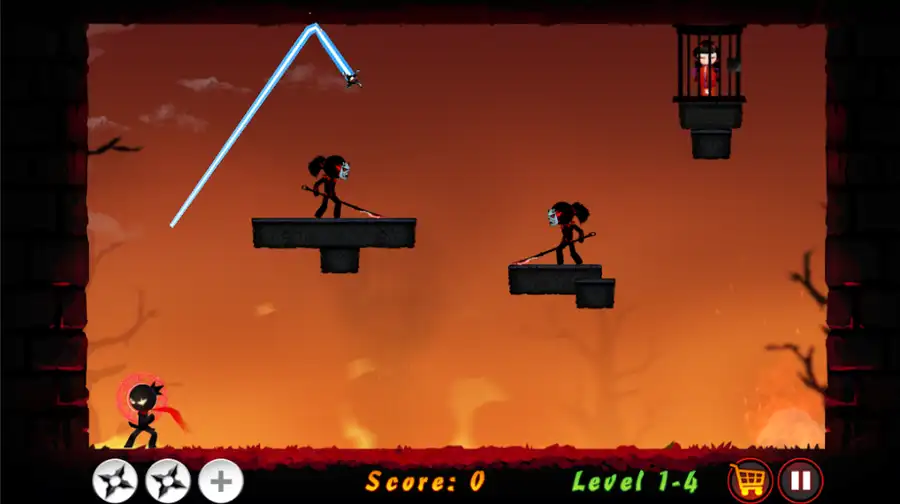 Stickman Ninja Warrior SellUnitySourceCode screenshot 4