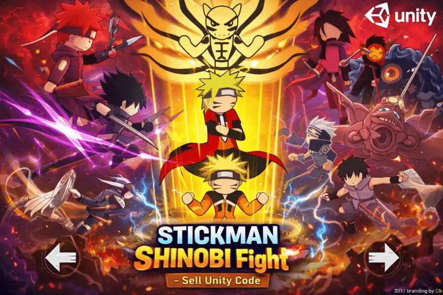Stickman Shinobi Fight source code