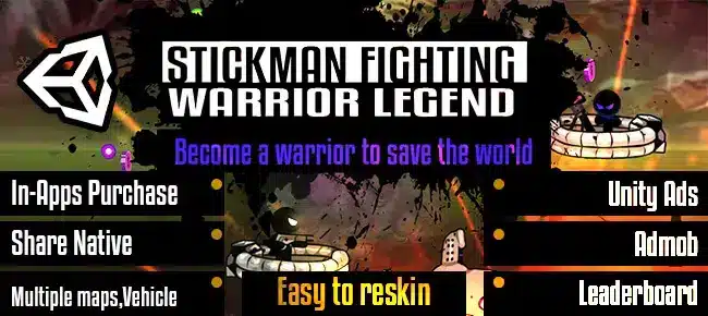 Stickman Shooting- Dead Or Alive SellUnitySourceCode source code