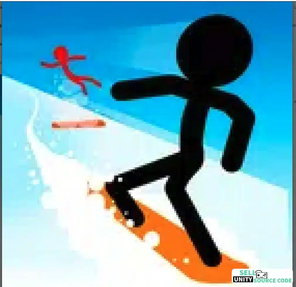 Stickman Snow Ride SellUnitySourceCode source code