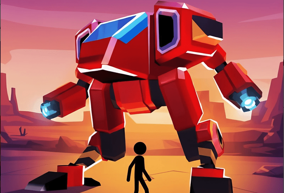 Stickman War Machine – Sci-Fi Shooter Unity Game Source Code screenshot 2