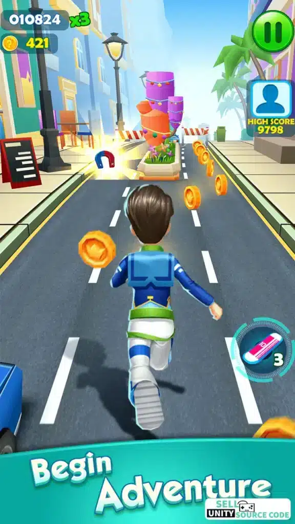 Subway Princess Runner SellUnitySourceCode screenshot 4