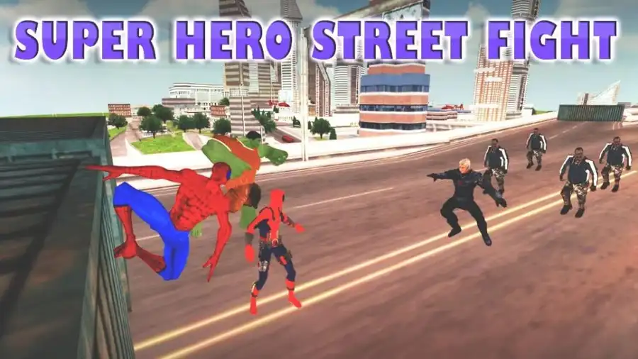 Super Heroes Street Fights : Crime City Battle 64 SellUnitySourceCode source code