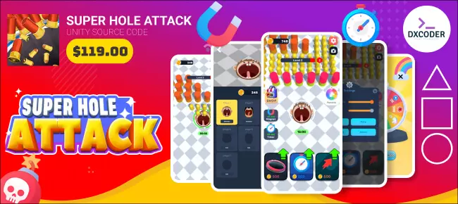 Super Hole Attack | Top trending game SellUnitySourceCode screenshot 2