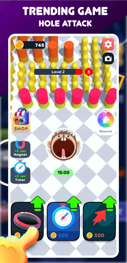 Super Hole Attack | Top trending game SellUnitySourceCode screenshot 4