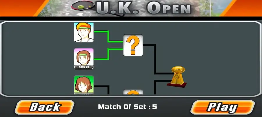 Super Tennis Championship SellUnitySourceCode screenshot 3