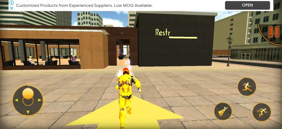 Superhero Fly Pizza Delivery Flying Games 2021 SellUnitySourceCode screenshot 3