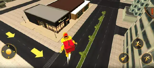 Superhero Fly Pizza Delivery Flying Games 2021 SellUnitySourceCode screenshot 4