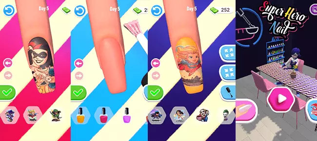 Superhero Nail Salon SellUnitySourceCode source code