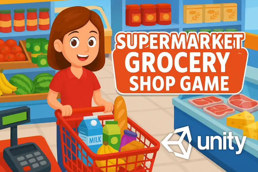 Supermarket Grocery Shop Game source code