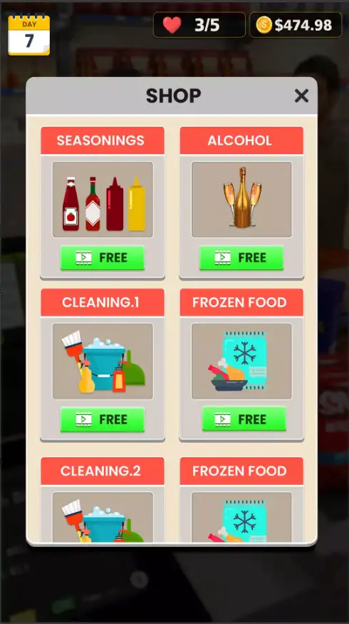 Supermarket Grocery Shop Game screenshot 5