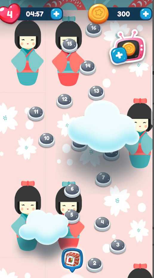 Sushi Match Unity Game Source Code – Match-3 Puzzle Game screenshot 5