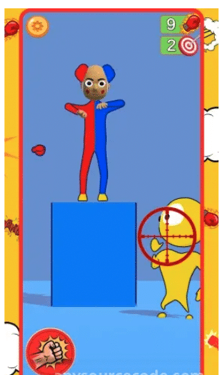 Swipe Punch Fall – Hyper Casual Punching Unity Game Source Code screenshot 2