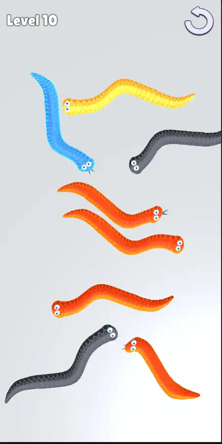 Tangle Snakes Puzzle SellUnitySourceCode screenshot 3