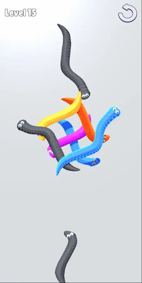 Tangle Snakes Puzzle SellUnitySourceCode screenshot 4