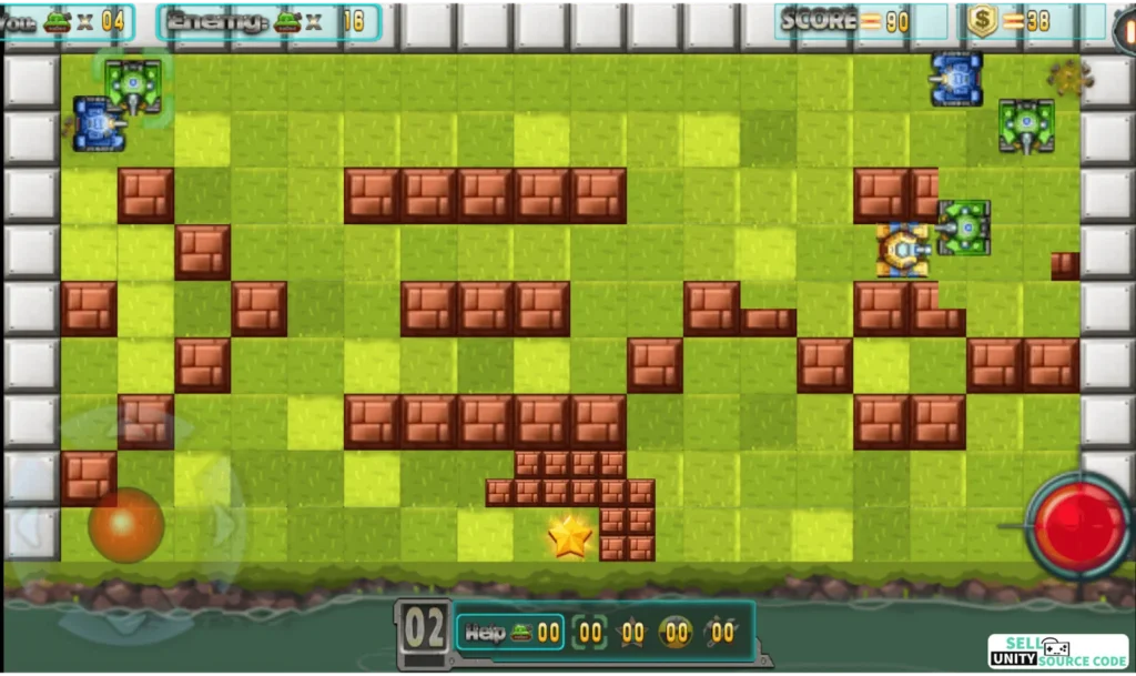 Tank 2D – The Legendary Retro Tank Battle Reimagined! source code