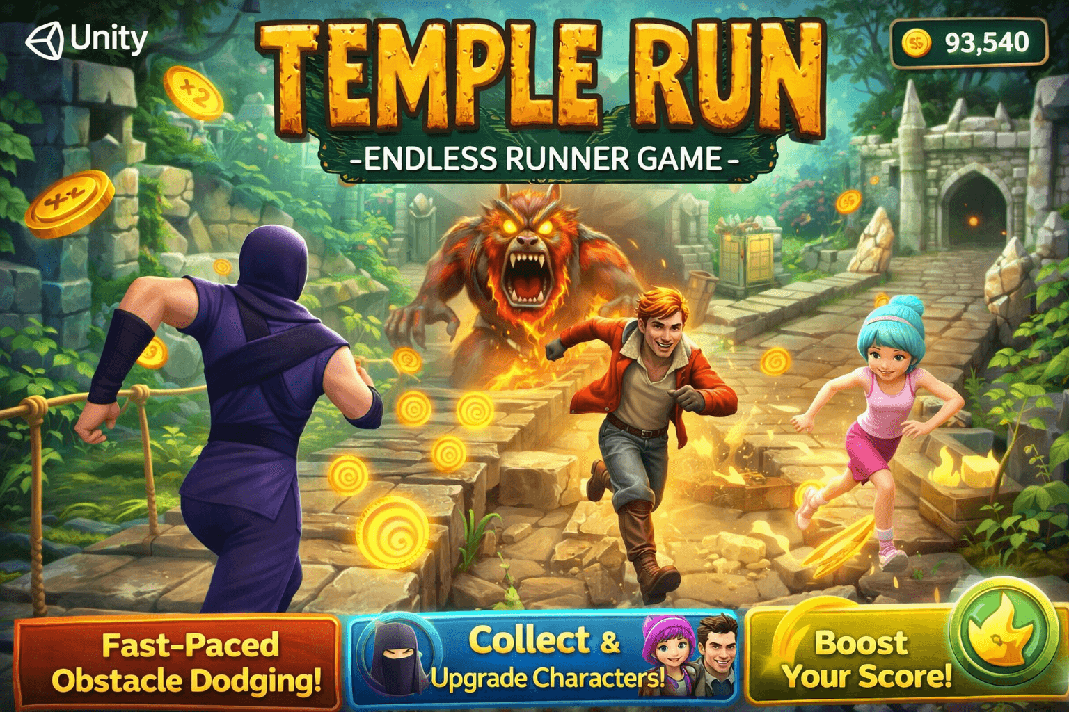Temple Run Game source code