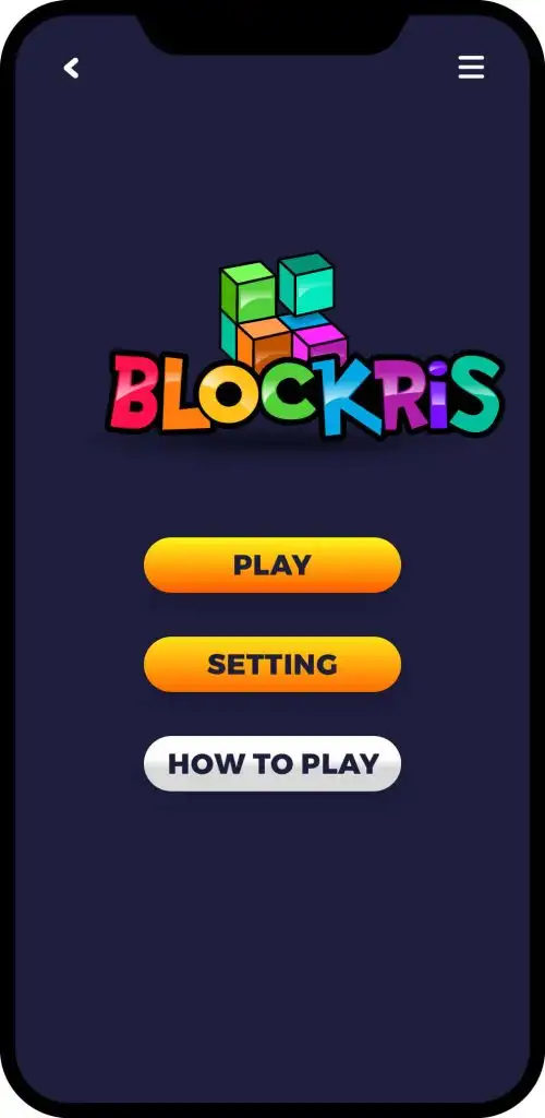 Tetrio Blockris Puzzle Game SellUnitySourceCode screenshot 3
