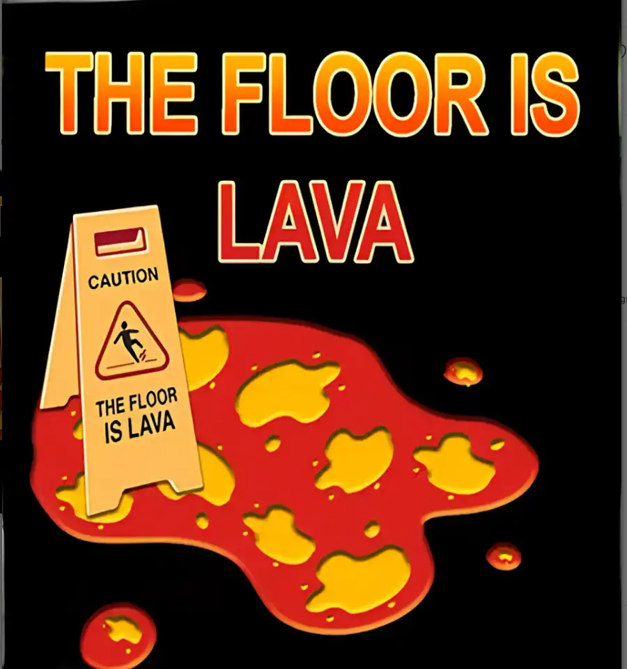 The Floor is Lava Challenge Game SellUnitySourceCode source code
