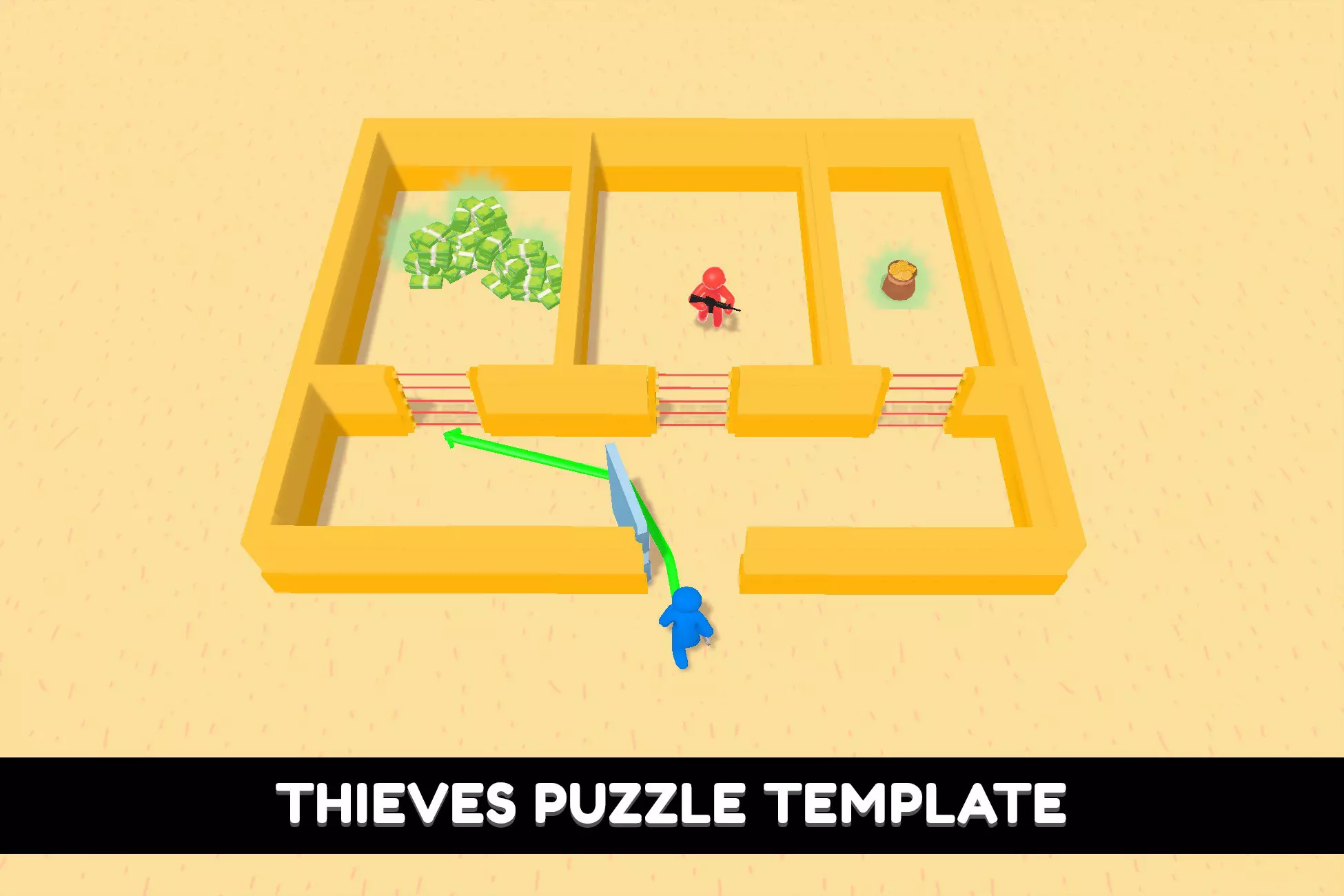 Thieves Puzzle Unity Code screenshot 3