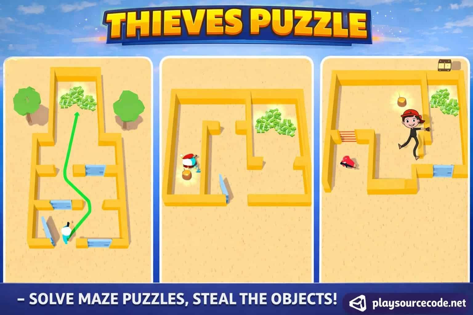 Thieves Puzzle Unity Code