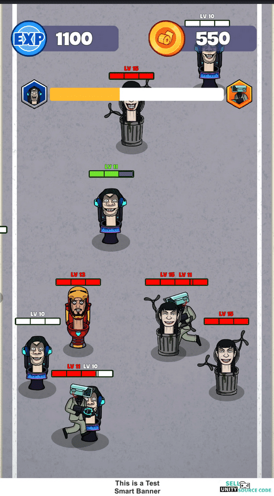 Toilet Monster Evolution – Hyper Casual Trending G screenshot 2