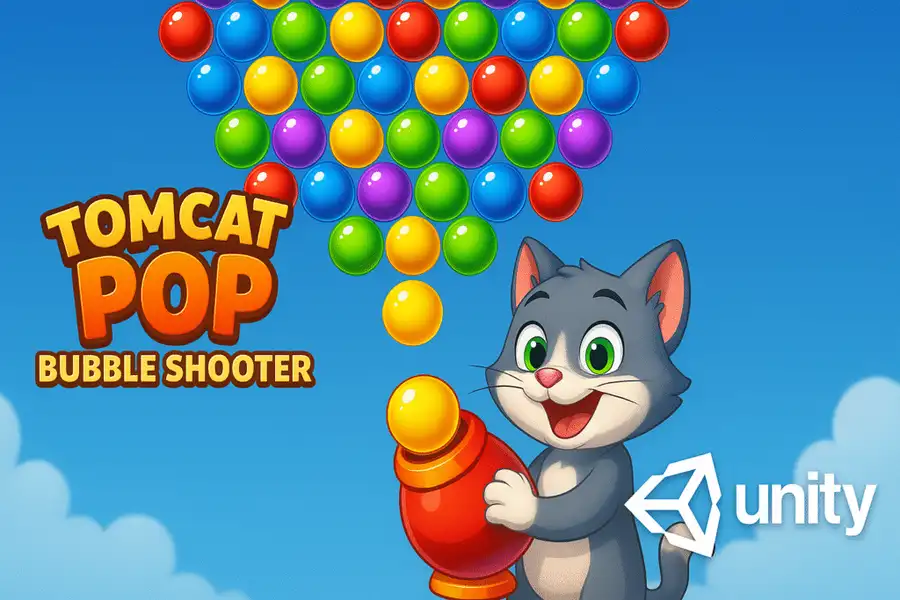 Tomcat Pop: Bubble Shooter SellUnitySourceCode screenshot 2