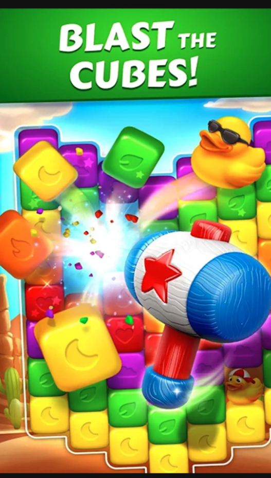 Toon Pet Crush: Toy Cube Puzzle screenshot 11