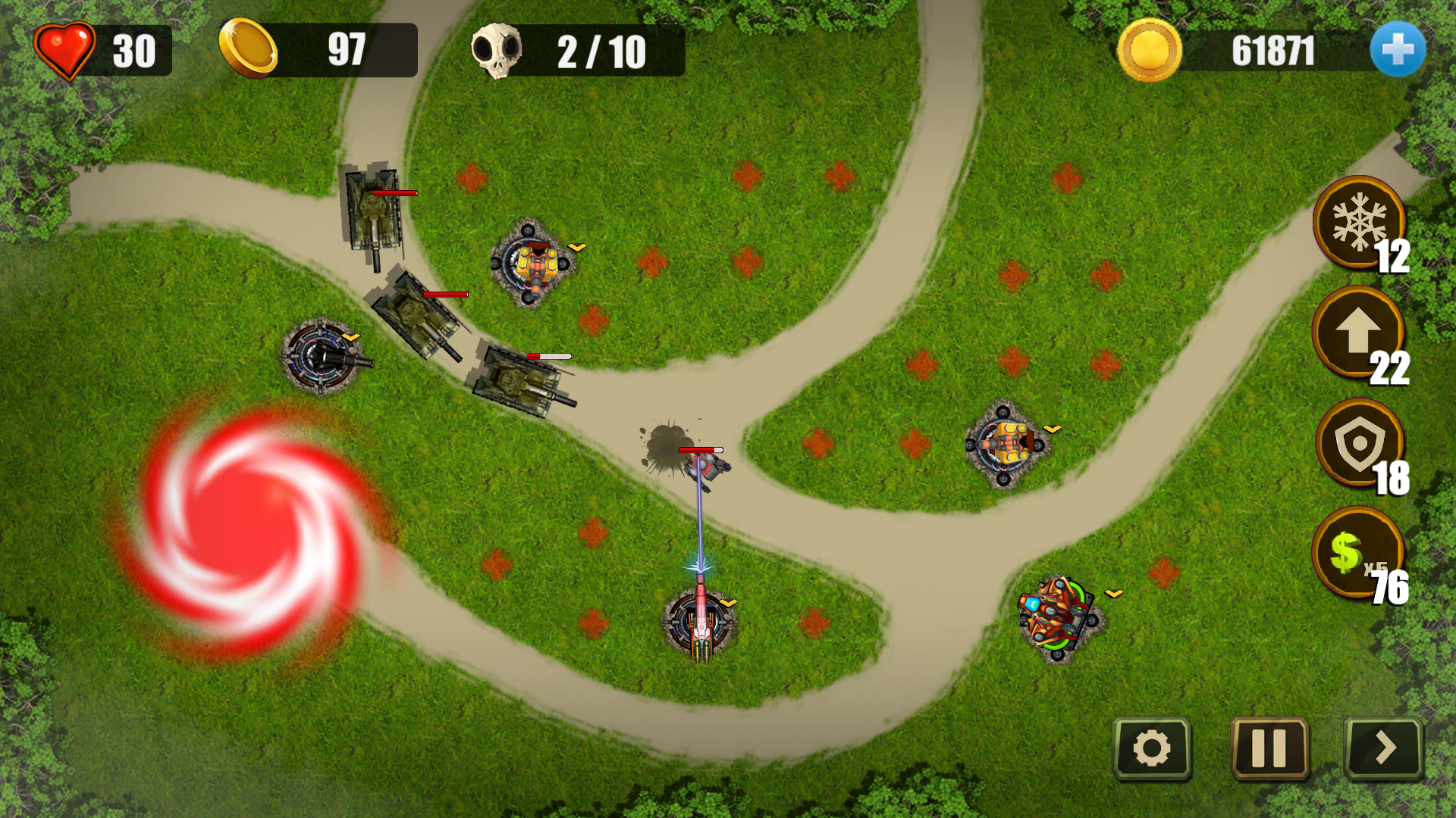 Tower Defense Deluxe Unity Project (120 Levels) screenshot 5